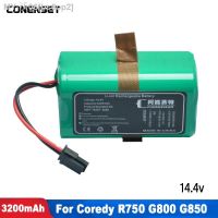 ljmu15 14.4V 3200mAh Replacement Battery For Coredy R750-2200pa G800 G850 Robot Vacuum Cleaner Accessories Parts