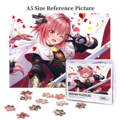 Rider Of Black Fate Apocrypha Wooden Jigsaw Puzzle 500 Pieces Educational Toy Painting Art Decor Decompression toys 500pcs