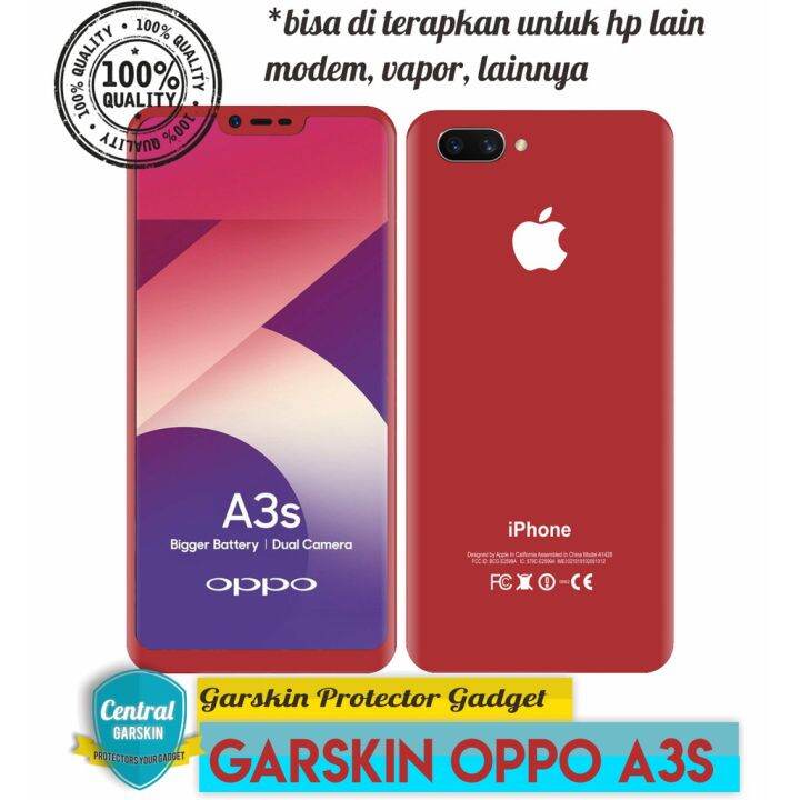 case oppo a3s mirip iphone