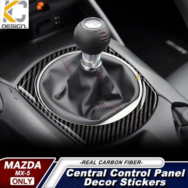 HYSssss For MAZDA MX5 MX5 MX 5 Stickers Carbon Fiber Interior Trim