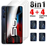 8in1 Tempered Glass For Infinix Note 12 Pro 5G Camera Lens Screen Protector For Note12 VIP G96 12Pro 4G 12vip 12g96 Clear Film