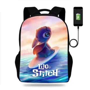 Anime Lilo & Stitch Backpack Shoulder Bag Stitch Pencil Case