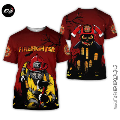 2023 Firefighter 3D All Over Printed Clothes NJ32