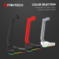 【HOT SALE】 WarnerVivien Fantech RGB ขาตั้งหูฟังเล่นเกมมัลติฟังก์ชั่ชุดหูฟังยึดที่วางหูฟังสำหรับนักเล่นเกมหูฟังชั้นวางจอแสดงผล