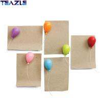 TEAZLE กระดานไวท์บอร์ด6ชิ้น/เซ็ตอุปกรณ์เสริมที่ใส่ข้อความตู้เย็นสติกเกอร์ Ic บอนไซอิ่มน้ำลูกศรบอลลูนตู้เย็น