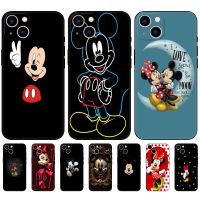 Cartoon Case For Tecno pova neo 2 Silicon Phone Back Cover Black Tpu Case Cute Mickey &amp; Minnie