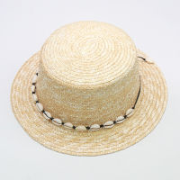 Fashion Parent-child Straw Hat With Shell Decoration Women Beach Hats Kids Summer Sun Wholesale