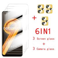 [CNIU digital accessories] แก้วบน Realme 9นิรภัยสำหรับ Oppo ป้องกันหน้าจอเต็มกาว Silm ป้องกันกล้อง Realmi Realmy กรณี