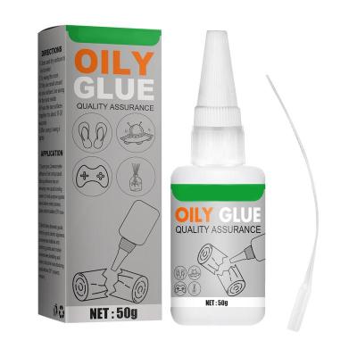 Universal Oily Glue 50g Quick Repair Glue All Purpose Strong Adhesive Glue Fast Curing Fast Repair Glue Quick Dry Glue For Wood Adhesives Tape