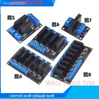 ◑ Low Level 5V 1 2 4 8 Channel Solid State Relay Module SSR G3MB-202P 240V 2A Output With Resistive Fuse For Arduino