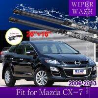 ใบมีดไม้เช็ดรถสำหรับ Mazda CX-7 CX7 CX 7 2006 ~ 2013กระจกหน้าที่ปัดน้ำฝนอุปกรณ์เสริมรถยนต์2007 2008 2009 2010 2011