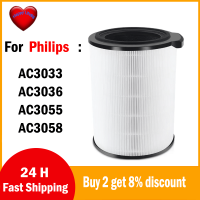 สำหรับ Philips AC3033 AC3036 AC3055ชุดเปลี่ยนแผ่นกรอง HEPA AC3058สำหรับรุ่นที่ FY3140 FY3430