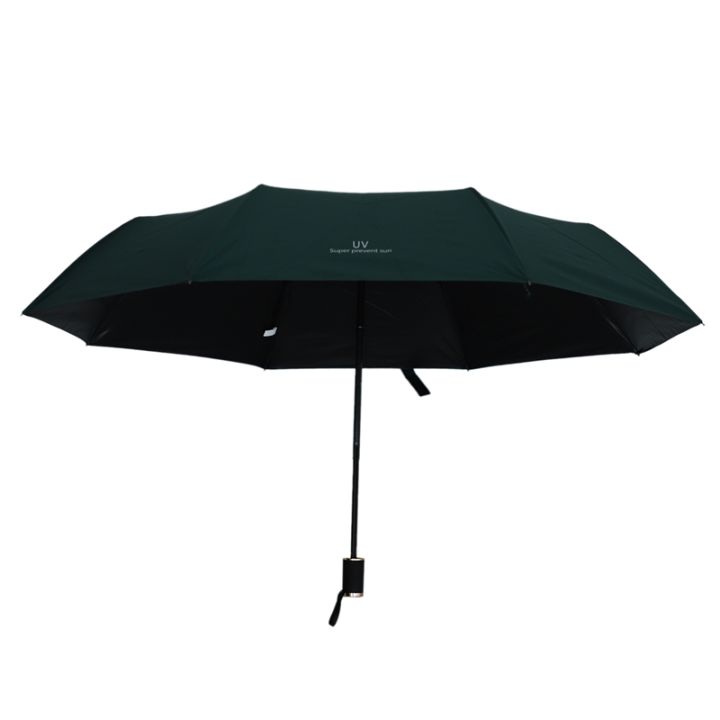 uv-clear-umbrella-three-fold-thickened-black-glue-sunscreen-sun-umbrella-nine-plywood-parasol