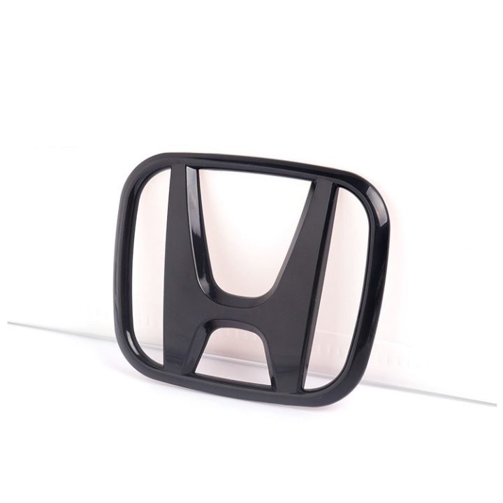 Front Grille Logo Rear Trunk Badge Steering Wheel Emblem Black For