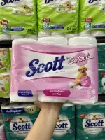 Scott Select  สก๊อตต์ ซีเลคท์ กระดาษทิชชู่ แพ็ค 6 ม้วน ยาวมาตรฐาน