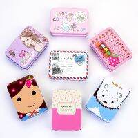 Cartoon Rectangular Tinplate Box Creative Mini Card Storage Box Packaging Tin Box Hairpin Jewelry Small Tin Box Decoration