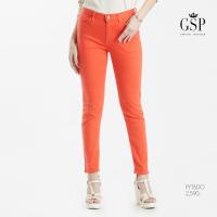 GSP Jeans Lyocell Color Jeans กางเกงยีนส์ขายาว สีส้ม ทรงสลิม กางเกง กางเกงขายาวผญ กางเกงขายาว (PYT6DO)