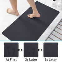 พรมดูดซับน้ำ Soft Bath Mat ห้องอาบน้ำ Diatomaceous Non-Slip Mud Floor Mat