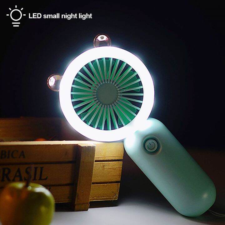 usb-handheld-mini-fan-usb-rechargeable-cooling-fans-cute-portable-night-light-summer-small-pocket-fan-cartoon-mute-fans