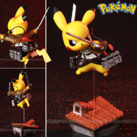 Model โมเดล Figure ฟิกเกอร์ จากการ์ตูนเรื่อง Pokemon โปเกมอน Pikachu พิกะจู Pocket Pikachu As Attack On Titan Levi Ackerman Ver Anime ของสะสมหายาก อนิเมะ การ์ตูน มังงะ คอลเลกชัน ของขวัญ Gift จากการ์ตูนดังญี่ปุ่น New Collection Doll ตุ๊กตา manga