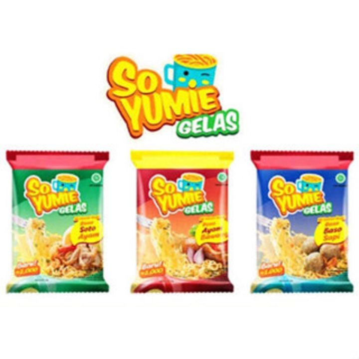 So Yumie Gelas Renceng 10 X 30 Gr Mi Sachet Lazada Indonesia