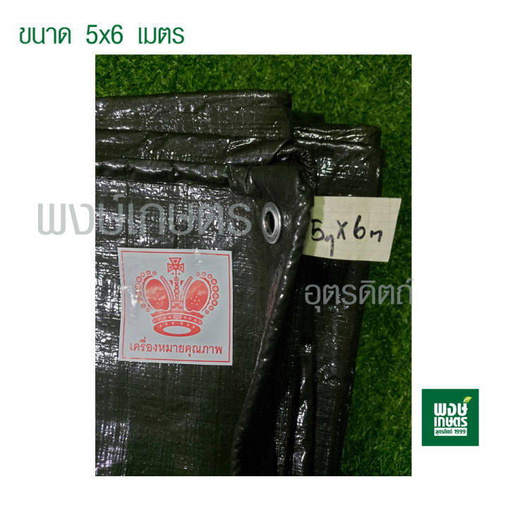 ผ้าเต้นท์ซุปเปอร์-ขนาด-5x6-เมตร-ตรามงกุฎ-สีเขียวขี้ม้า-ผ้าใบ-ผ้าเต้นท์-ผ้าใบกันฝน-ผ้าใบสีดำ-ผ้าใบพลาสติก-พงษ์เกษตรอุตรดิตถ์