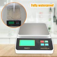 5kg/1g Waterproof Kitchen Scale Stainless Steel USB Rechargeable Coffee Scale Digital Scale Digital LED Display Measuring Tools Luggage Scales