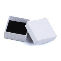 12pcs Cardboard Jewelry Box Packaging For Ring Necklace Bracelets Bangles Cases Boxes With Sponge Inside Rectangle Mult-Colour