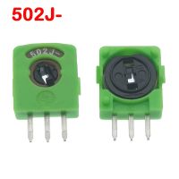 5pcs B502J- Rotary Potentiometer Three-Leg Servo Potentiometer Linear Potentiometer Rocker Resistance Sensor Potentiometer Piece