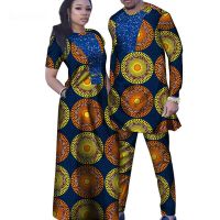 [COD] 1pc African Ethnic Couple Cotton Ankara Womens Skirt Mens