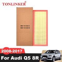 TONLINKR 8R0133843K ตัวกรองอากาศสำหรับ Audi Q5 8R 2009-2011 2012 2013 2014 2015 2016 2017 1.8TFSI 2.0TDI 2008 TFSI 8K013384 3E คุณภาพสูงคุณภาพสูง