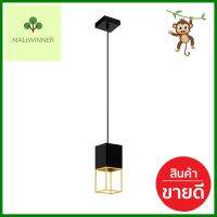 ไฟช่อ EGLO MD MONTEBALDO 97733 โลหะ สีดำ/ทอง 1 หัวPENDANT LAMP EGLO MD MONTEBALDO 97733 METAL BLACK/GOLD 1-LIGHT **ราคาดีที่สุด**