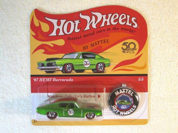 hot-wheels-1-64แมลงปีกแข็ง-vw-camaro-mustang-hemi-ป้าย-cintura-เส้นสีแดงความคิดถึงฉบับที่ส่งมา2018-50th-ครบรอบ