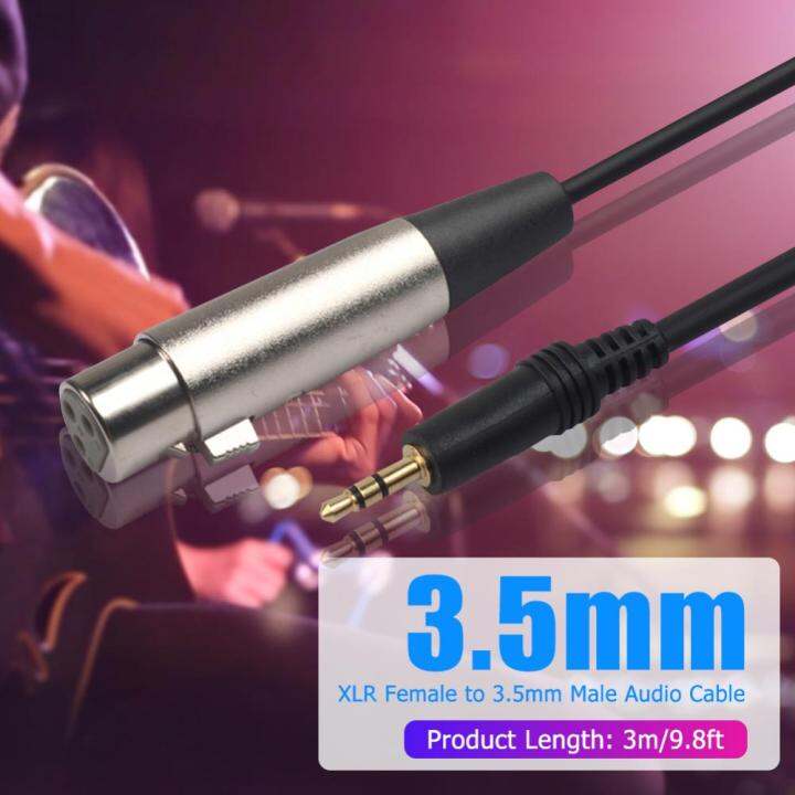 3-pin-xlr-ตัวเมียถึง3-5มม-1-8นิ้วสายเสียงไมค์ตัวผู้แจ็คสเตอริโอ