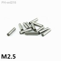 100pcs 2.5 mm Bearing Steel Cylindrical Pin Locating Pin Needle roller Thimble Length 2.5 4 5 6 7 8 10 11 12 14 16 18 20-40 mm