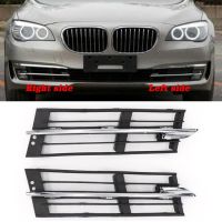 Car Front Lower Bumper Grilles Fog Light Cover Vent for-BMW 7 Series F01/F02 2011 2012 2013 2014 2015