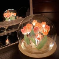 ดอกไม้นิรันดร์ diy Tulip Night Light Material Bag ของตกแต่งของขวัญวันเกิดแฟนทานาบาตะสร้างสรรค์แฮนด์เมด .