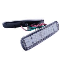 ANGRONG สำหรับเล็กซัส LX470 Toyota Land Cruiser กันชนหลังสะท้อน LED เบรกไฟท้ายล้างเลนส์