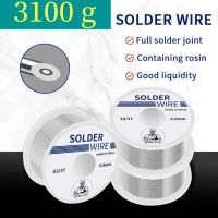 3100g Welding Solder Wire Paste High Purity Low Fusion Spot Rosin Core Soldering Wire Roll No-clean Tin Easily Welding Diy Tools