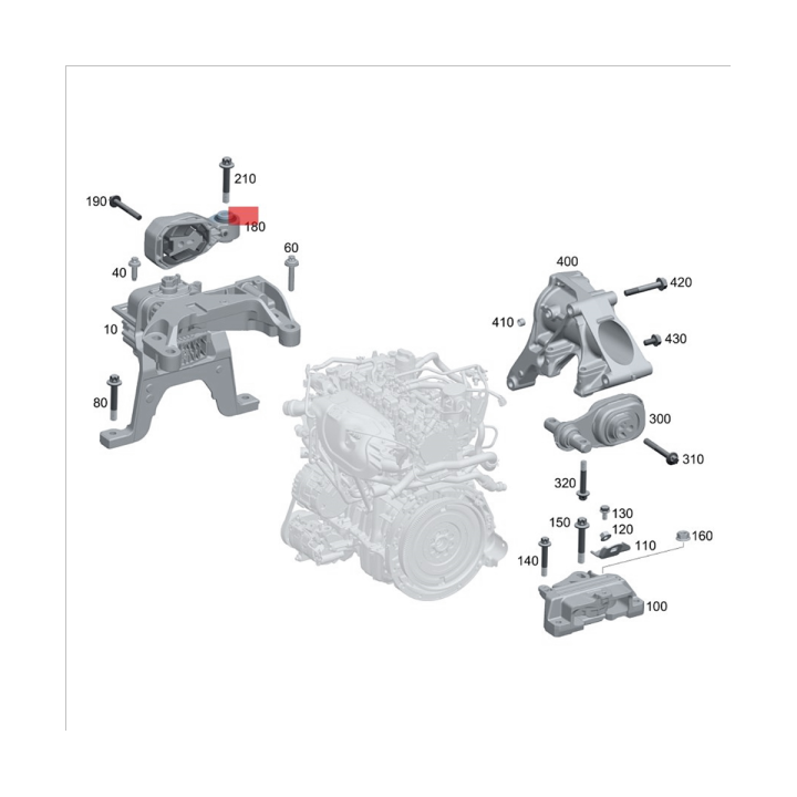 a2472400400-engine-mount-bracket-replacement-parts-for-mercedes-benz-w177-a220-cla35-cla45-amg-19-21-rear-upper-swing-support-a1772401000