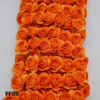 【YF】┋  36/144pcs 1cm Cheap Artificial Paper Flowers for Wedding car fake Decoration box Wreath ScrapbookingTH