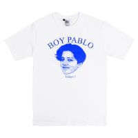 S-5XL เสื้อยืด พิมพ์ลาย Boy band Boy pablo สีฟ้า สินค้าไม่เคยโกหก S-5XL