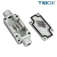 TIBOX PBT-3P กล่องพลาสติก พร้อมเทอร์มินอลบล็อก (Plastic Terminal Block Box IP66) 3Pole 15A Size : 65x33x24 mm.