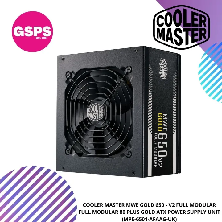 COOLER MASTER MWE GOLD 650 - V2 FULL MODULAR FULL MODULAR 80 PLUS GOLD ...