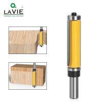 LAVIE 1pc 12mm 1/2 Shank ด้านบนด้านล่างแบริ่งล้างตัดรูปแบบเราเตอร์บิตมิลลิ่งคัตเตอร์สําหรับเครื่องตัดไม้ MC03010