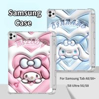 SANRIO เคส ลายการ์ตูนซานริโอ้ พร้อมช่องใส่ปากกา สําหรับ iPad Tab A7lite A7 10.4 T505 A 2019 T295 S7FE S7plus S7lite A8 10.5