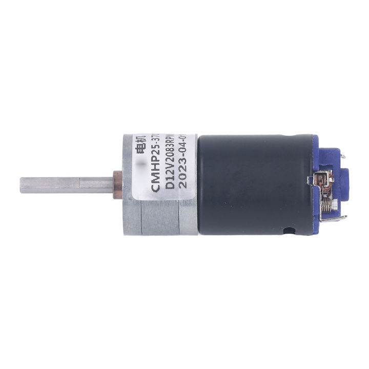 มอเตอร์ลด-dc12v-motor-listrik-เกียร์เสียงรบกวนต่ำปลอกอลูมิเนียมแรงบิดสูง2083รอบต่อนาทีโครงสร้างกะทัดรัดรับน้ำหนักได้มากสำหรับยานยนต์