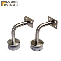 high quality Stainless steel glass handrail Bracket Stairs accessories Glass clamp/clips 90degree. Strong