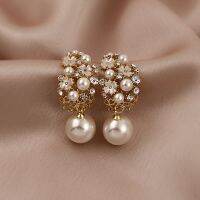 Vintage Pearl Earrings Women