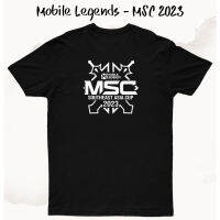 Msc 2023 T-Shirt Mobile Legends MLBB K0258 cotten tee